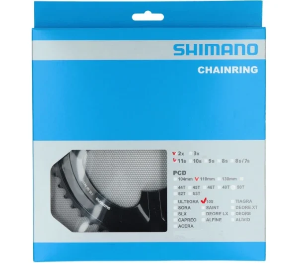 Shimano 105 FC-R7000 50 Zähne Schwarz Kettenblatt 1