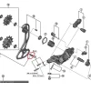 Shimano GRX RD-RX810/RX812 Schaltwerkrädchen-Schrauben 7