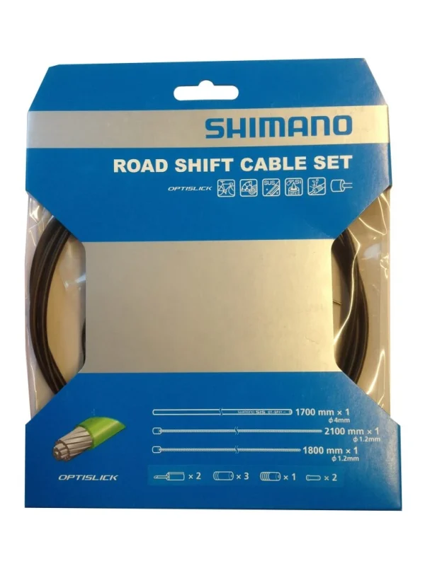 Shimano Road Shift Optislick Schaltzug-Set Schwarz 1