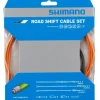 Shimano Road Shift Optislick Schaltzug-Set Orange 10