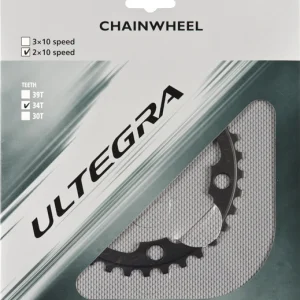 Shimano Ultegra FC-6750G Kompakt 34 Zähne Kettenblatt 6